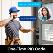 Geeni Smart Deadbolt Lock - Keyless Entry Door Lock with Keypad, Wi-Fi, App Control, Voice Command, IPX5 Waterproof