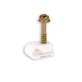 thumbnail image 1 of SatelliteSale Single Flex Cable Clip Blanco 100 Pcs Clip de tornillo y sujetador, 1 of 5