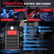 KINGBOLEN Ediag OBD2 Scanner Bluetooth for iPhone & Android, All Systems Bidirectional Diagnostic Tool , 15+ Reset Functions, All Software 1 Year Free