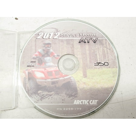 Car Service Manual - Arctic Cat 2259-177 2012 350 ATV Service Manual CD QTY 1