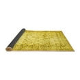 thumbnail image 2 of Ahgly Company Indoor Square Abstract Yellow Contemporary Area Rugs, 3' Square, 2 of 4
