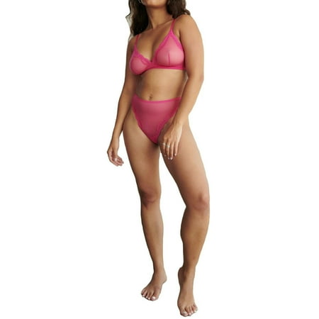 

BlushLingerie Lotus Bralette Bra - 0240810 (Hot Pink Large)