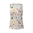 thumbnail image 6 of Sigee Winter Christmas And New Year Deer for Women's Workout Tank Top,Running Tank Tops,Sleeveless Gym ClothesLarge, 6 of 8