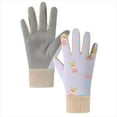 thumbnail image 5 of NAISIBABY Girls Snow Gloves (3-12T), Thermal Waterpoof Stretchy Kids Winter Outdoor Ski Cycling Gloves Purple, 5 of 5