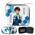thumbnail image 2 of Billetera Ikaris Shinji con personajes de anime, delgada y plegable, 2 of 2