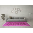 thumbnail image 3 of Ahgly Company Indoor Round Oriental Purple Industrial Area Rugs, 3' Round, 3 of 4