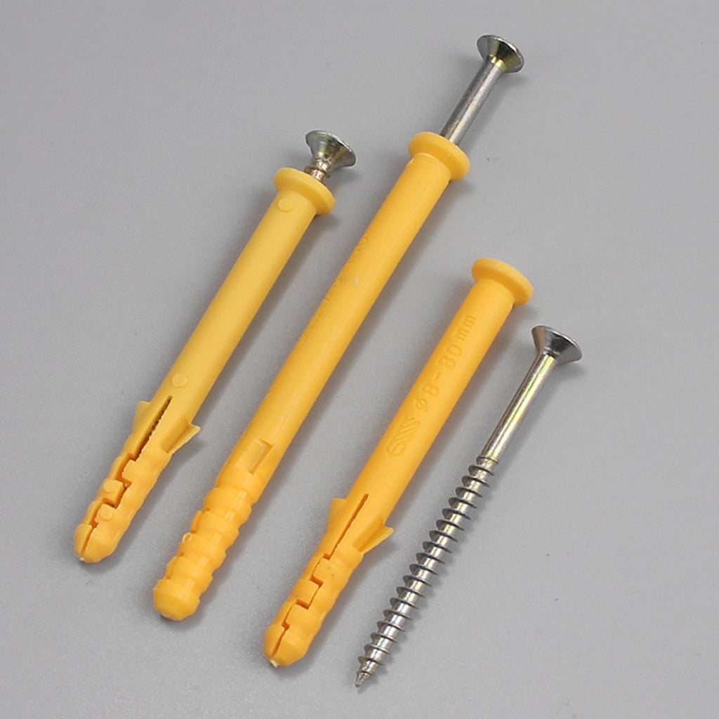 Wall Plugs & Screws for Brick Concrete Drywall Self Tapping Screws Wall Plugs