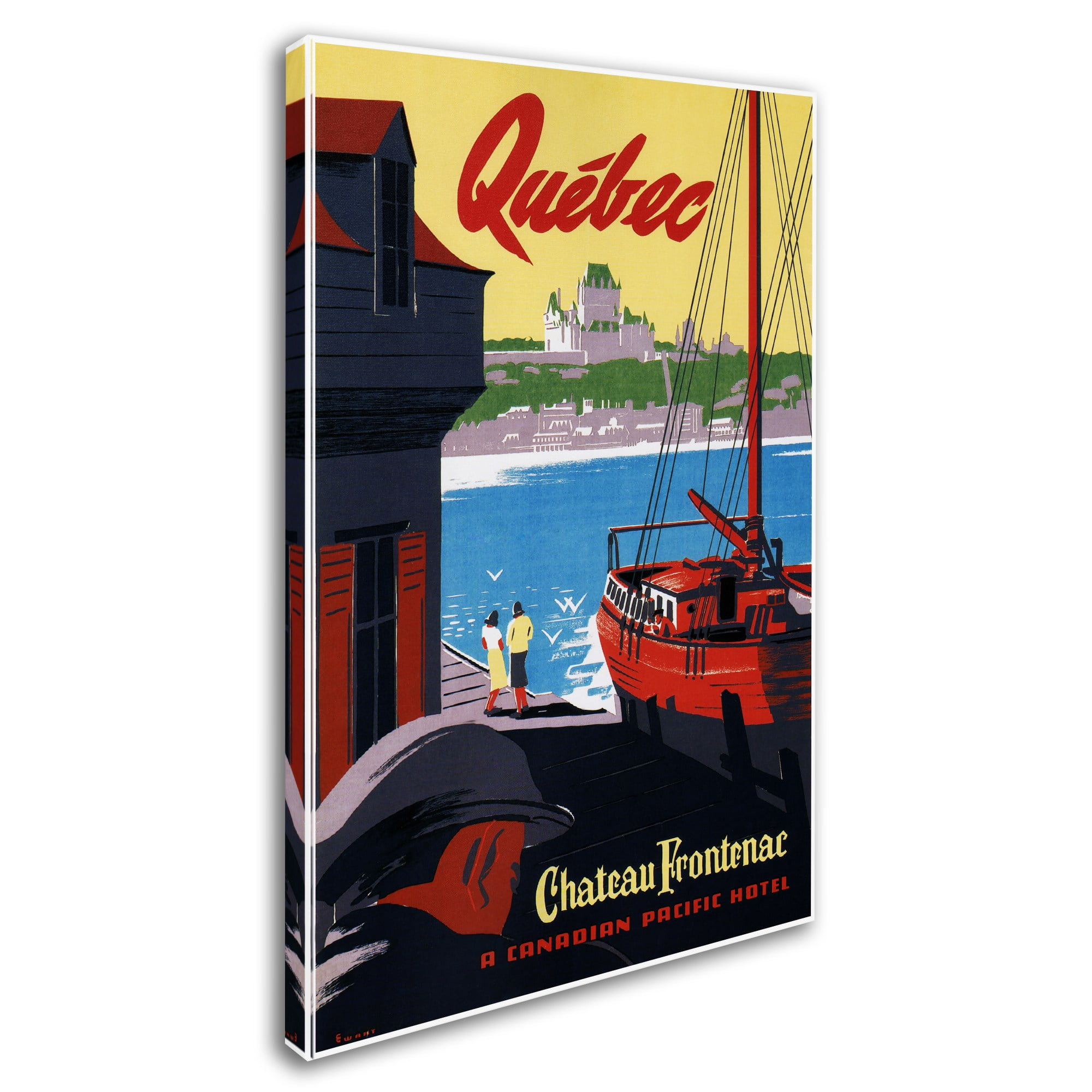 Trademark Fine Art 'Travel 262' Canvas Art by Vintage Lavoie