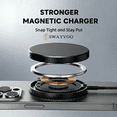 thumbnail image 5 of Swayvoo 25W Qi2.2 Fast Wireless Charging Pad, MagSafe-Compatible Magnetic Charger, iPhone 17 16 15 14 13 & AirPods, 30-Min Charge, USB-C Black, 5 of 9