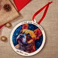 thumbnail image 5 of French Bulldog Stained Glass Suncatcher Ornament – Text Christmas 2025 Tree Decoration Gift for Family, Friends, Man & Woman, 5 of 6
