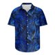thumbnail image 5 of Camisas Hawaianas de Manga Corta Solapa Impresa Botón Arriba, Casual de Moda para el Ocio Al Aire Libre Y Vacaciones, 5 of 9