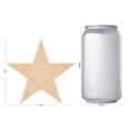 thumbnail image 2 of Chunky Wood Stars for Crafts 4-inch, Pack of 100 Wooden Craft Shapes for July 4th & Christmas Bulletin Board Decorations, by Woodpeckers, 2 of 8