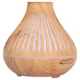 thumbnail image 4 of Humidificador de 400 ml con luz LED de 7 colores para el hogar y la oficina, enchufe de EE. UU., difusor de aceite de grano de madera de 100-240 V, 4 of 8