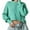 Mint Green, variant on RYRJJ Women Crewneck Cropped Sweaters Drop Long Sleeve Trendy Fall Oversized Side Slit Ribbed Knit Pullover Sweater Top(Hot Pink,S)
