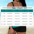 thumbnail image 3 of Women's Two Piece Tankini Swimsuits 2026 Tummy Control Padded Bra Bathing Suits with Boyshorts Swimwear, 3 of 4