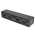 thumbnail image 4 of Indicador de sonido medidor VU de 4 vías Modos estándar y de espectro Caja de aleación de aluminio Puertos XLR 3 ganancia ajustable para equipos ANGGREK Otros, 4 of 8