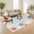 thumbnail image 6 of Kzaei 8'x10' Area Rug for Living Room, Ocean Coral Reef Themed Rug, Modern Soft Non-Slip & Easy to Clean Carpet, 6 of 6
