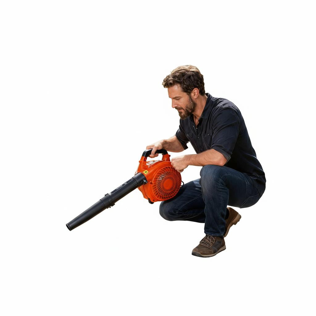 Garvee 280 mph at 490 CFM 28 CC, 2-Cycle Gas Handheld Leaf Blower, Orange