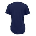 thumbnail image 6 of TODOZO Hot Sale!! Women's Tops V-Neck Short Sleeve Tshirts Tees Casual Summer Top Casual Fashion Basic Tees Curved Hem Tops Navy 4Xl, 6 of 6