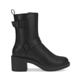 thumbnail image 3 of ALFANI Womens Black Buckle Accent Chantal Round Toe Block Heel Heeled Boots 6.5 M, 3 of 4