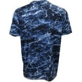 thumbnail image 3 of Paramount Outdoors EAG Elite Men's Short Sleeve Mossy Oak Elements Quick Dry Performance Blue Martin Fishing Tee Shirt, 3 of 4