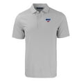 thumbnail image 2 of Men's Cutter & Buck  Gray/White SMU Mustangs Forge Eco Double Stripe Stretch Recycled Polo, 2 of 3
