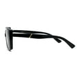 thumbnail image 4 of SA106 Diva Classic 90s Designer Rectangular Plastic Chic Sunglasses All Black, 4 of 4