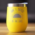 thumbnail image 2 of Bevvee Insulated Wine Tumbler, 12 oz, Wine Better Lake, Lake Lover Gifts Tumblers, 2 of 4