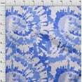 thumbnail image 4 of oneOone Silk Tabby Blue Fabric Asian Tie & Dye Dress Material Fabric Print Fabric By The Yard 42 Inch Wide, 4 of 5