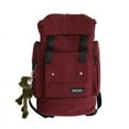 thumbnail image 2 of Tooling Style Flap Backpack, Contrast Color And Large Capacity,Black and white color matching, 2 of 2