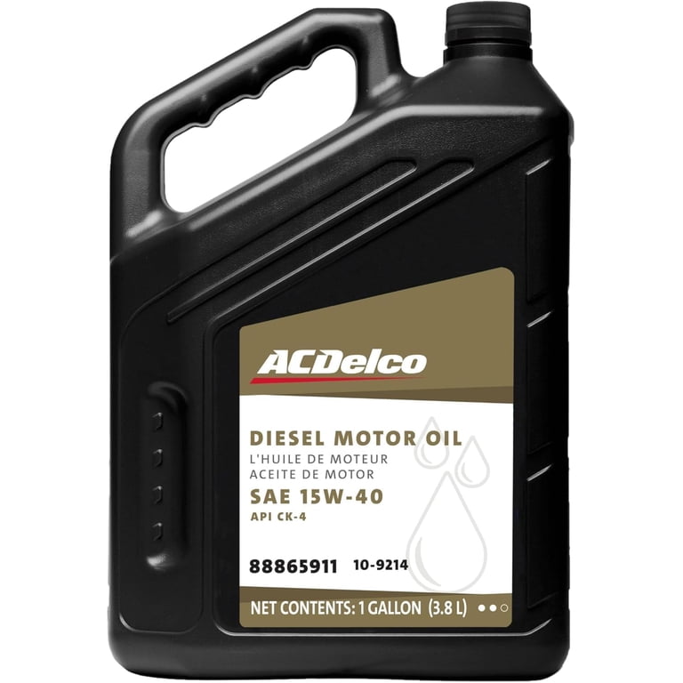 ACDelco Gold 10-9214 (88865911) CK-4 Diesel 15W-40 Motor Oil - 1