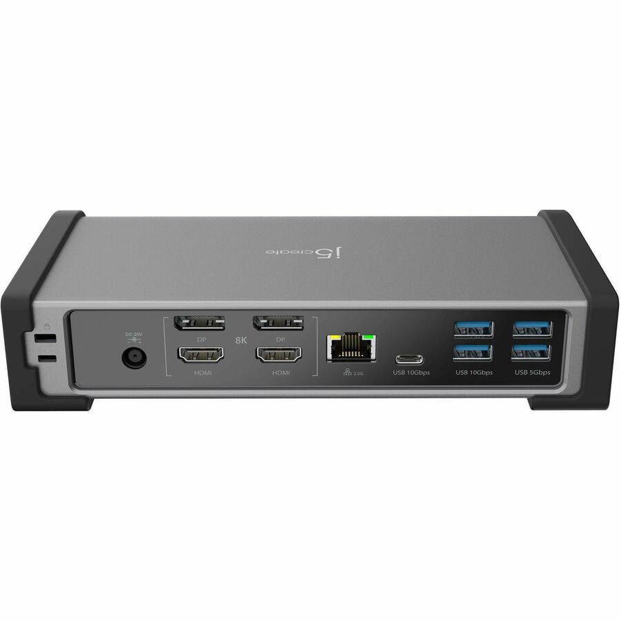 ACP 302094 J5create Accessory Jtd568 Thunderbolt 4 Quad Display Docking Station Retail