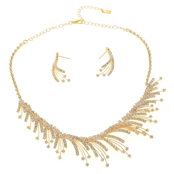 Rhinestone Necklace Set