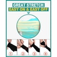 thumbnail image 6 of 2 Packs Plus Size Compression Socks Wide Calf For Women & Men 20-30 mmhg - Large Size Knee High Support Stockings For Medical,XXL, 6 of 6