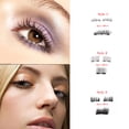 thumbnail image 2 of Pestañas magnéticas de maquillaje (3 pares / 12 piezas) Pestañas postizas d TFixol estándar, 2 of 7