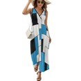 thumbnail image 1 of Abstract Geometrical Vestido Sin Mangas Vestidos Para Mujer, Vestido Suelto De Verano 2025, 1 of 5