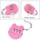 thumbnail image 3 of Combination padlock, 5 pieces mini combination padlock, combination padlock, combination padlock, durable, high security, for suitcases or backpacks, 3 of 4
