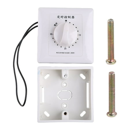 

Whigetiy Water Pump Timer Switch Socket Household Power Control Mechanical Minutes