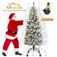 thumbnail image 4 of Topbuy Pliage Roulement Arbre de Noël Support en Métal Base W / Roues Universelles Verrouillables pour Arbre sous 7ft, 4 of 10