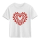 thumbnail image 1 of Blusas y camisas de manga corta con cuello redondo para niños y niñas, camisetas gráficas de manga corta, blusas con estampados bonitos para la temporada escolar., 1 of 9