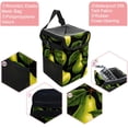 thumbnail image 2 of Pear Foldable Car Trash Bin with Lid and Leak-proof Hanging Storage Bag Mini Trash Can Car Garbage Can, 2 of 6