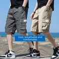 thumbnail image 2 of Pantalones cortos casuales de verano a la moda para jóvenes, estilo coreano, holgados, cómodos y finos para la playa, 2 of 2