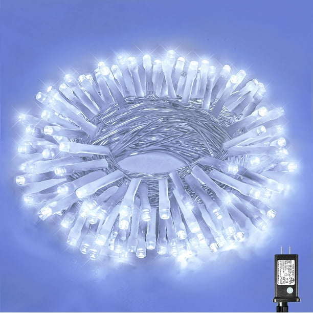 Guirnalda de luces navideñas Vivideal, 10 m, 100 LED, 8 modos, resistente al agua
