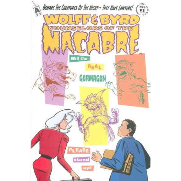 Wolff And Byrd, Counselors of the Macabre #21 VF ; Exhibit A Comic Book
