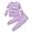 Purple, variant on CARETOO Toddler Girl Clothes 2pcs Fall Winter Outfits Little Girls Sweatshirts+ Pants Set Baby Sweatsuit Clothing 1-6 Years