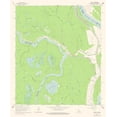 thumbnail image 2 of USGS 20x23 Black Ornate Wood Framed with Double Matting Museum Art Print Titled - Shaw Mississippi Quad - USGS 1965, 2 of 4