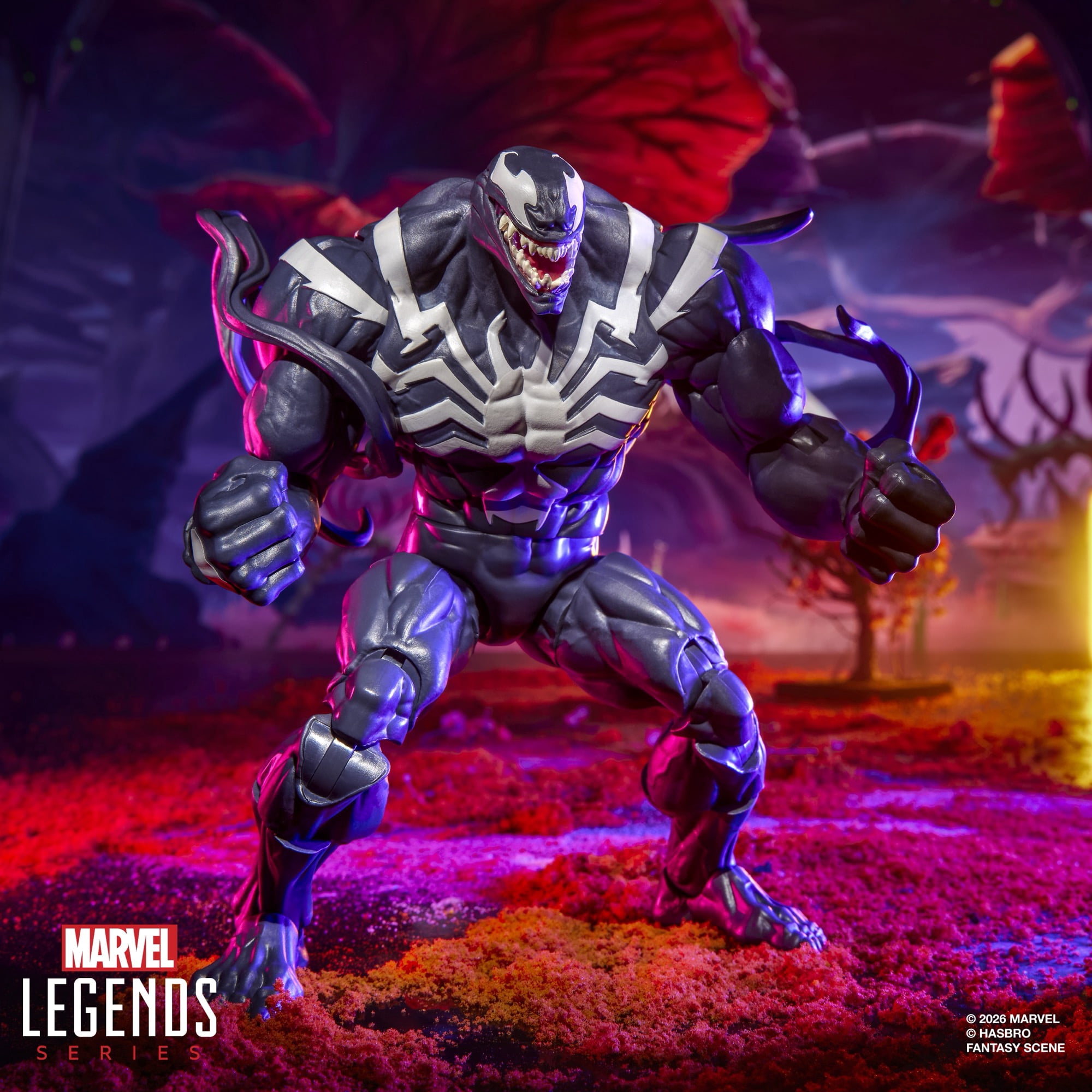 Marvel Legends Series Marvel Rivals Venom & Jeff the Land Shark 6-Inch Action Figures