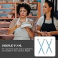 thumbnail image 2 of CHICHUMID Clay Shaping Tool Stainless Steel For Beginners 4Pcs 5.2x0.7in, 2 of 8