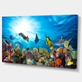 thumbnail image 2 of Récif Corallien Coloré avec Poissons - Impression sur Toile, 2 of 3