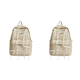 thumbnail image 1 of Mochila A Cuadros Hugtrwg Informal para Mujer Beige, 1 of 3